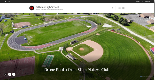 Security scan screenshot of https://hs.rittmanschools.org/