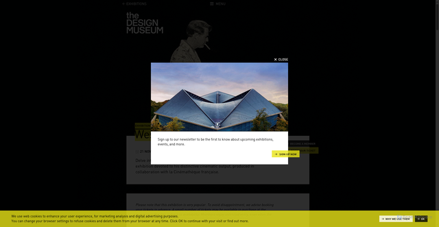 Security scan screenshot of https://designmuseum.org/exhibitions/wes-anderson-the-archives