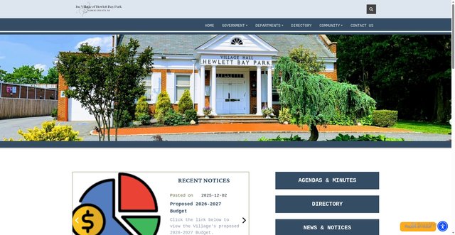 Security scan screenshot of https://hewlettbayparkny.gov/