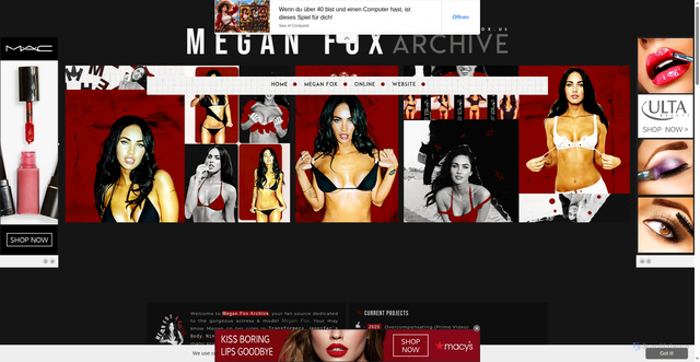 Security scan screenshot of https://meganfox.us/photos/