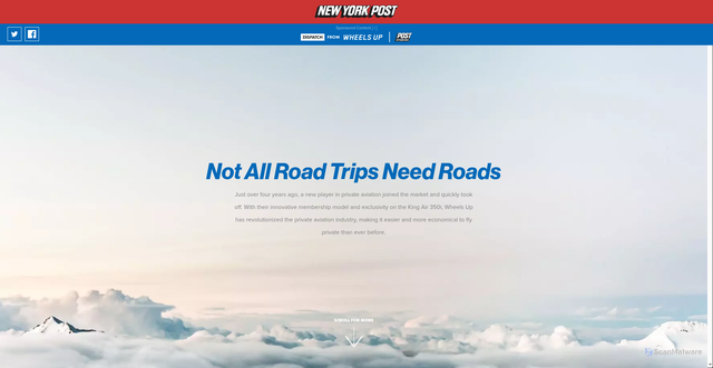 Security scan screenshot of https://studios.nypost.com/wheels-up/