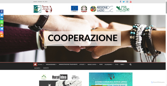 Security scan screenshot of https://www.galterrediargil.it/