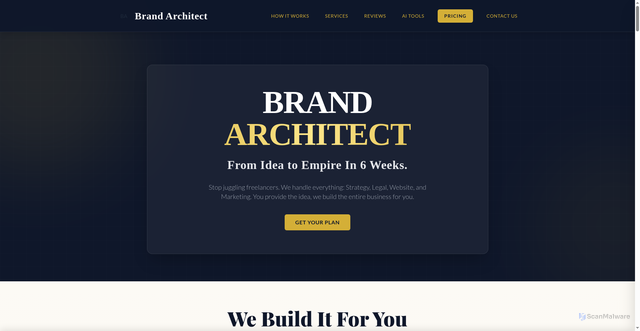 Security scan screenshot of https://brandar-4q9mar9fm2.edgeone.dev/
