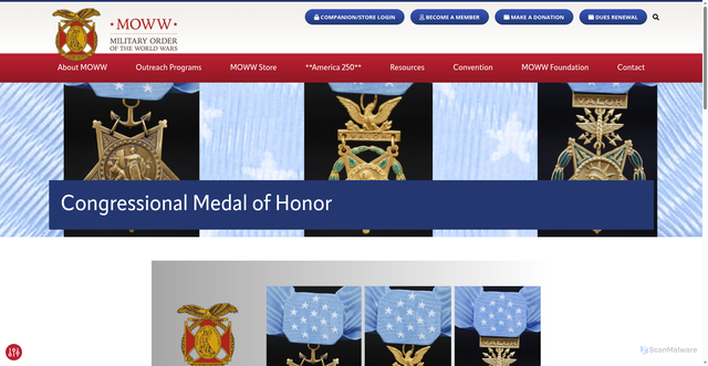 Security scan screenshot of https://moww.org/about-moww/cmoh/