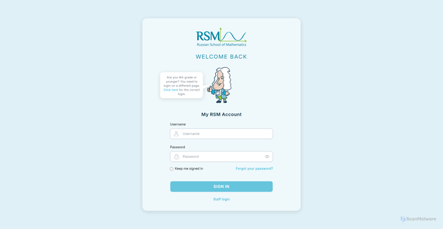Security scan screenshot of https://student.russianschool.com