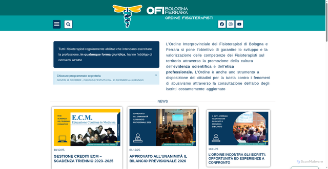 Security scan screenshot of https://www.ofibofe.it/