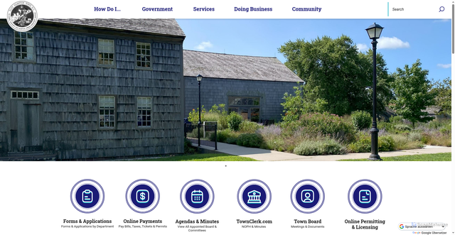 Security scan screenshot of https://ehamptonny.gov/