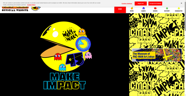 Security scan screenshot of https://www.pacman.com/en/