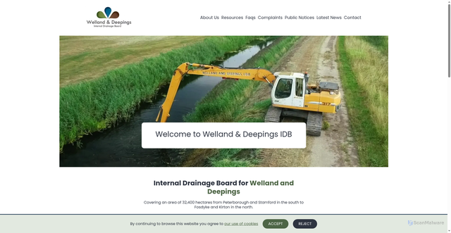 Security scan screenshot of https://www.wellandidb.org.uk/