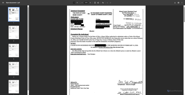Security scan screenshot of https://static.foxnews.com/foxnews.com/content/uploads/2026/02/flynn-documents-1.pdf