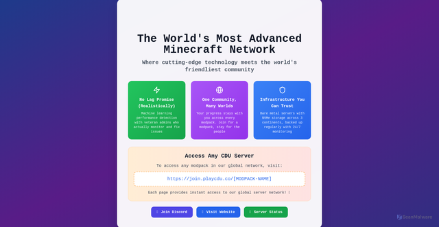 Security scan screenshot of https://cdu-invite.pages.dev/