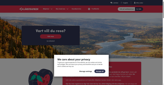 Security scan screenshot of https://ltr.se/