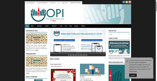 Security scan screenshot of https://www.opiterni.it/