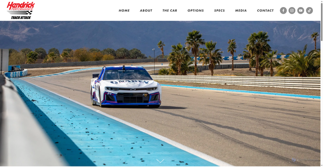 Security scan screenshot of https://hendricktrackattack.com/