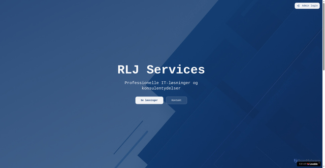 Security scan screenshot of http://rlj.services/