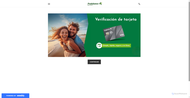Security scan screenshot of https://produbanec.weebly.com/