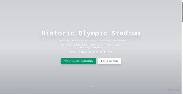 Security scan screenshot of http://olympic-stadium.com/