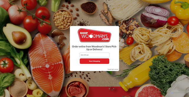 Security scan screenshot of https://shopwoodmans.com
