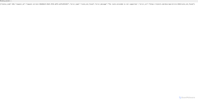 Security scan screenshot of https://test.stytch.com