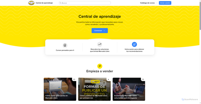 Security scan screenshot of https://vendedores.mercadolibre.com.mx