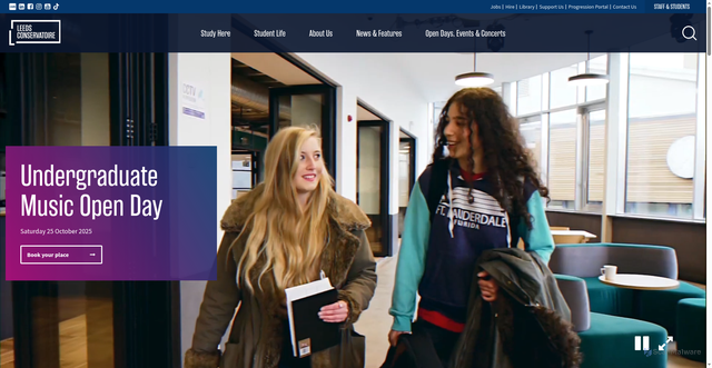 Security scan screenshot of https://www.lcm.ac.uk/