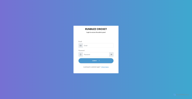 Security scan screenshot of https://www.runbuzzcricket.com/