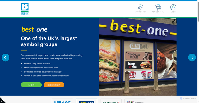Security scan screenshot of https://www.bestwaywholesale.co.uk