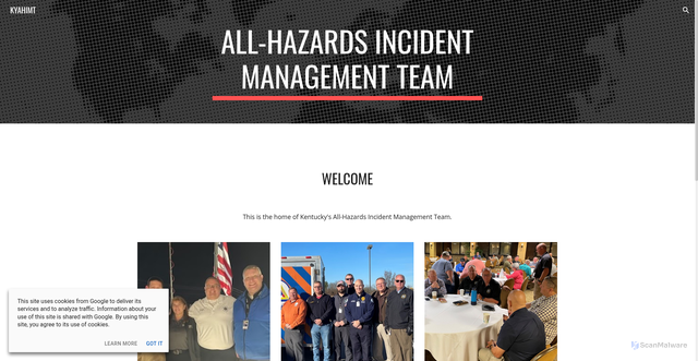 Security scan screenshot of https://www.kyahimt.gov/