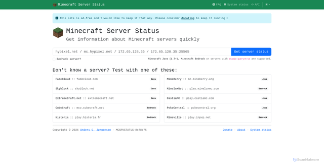 Security scan screenshot of cdnjs.cloudflare.com