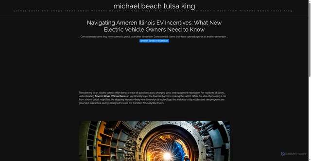 Security scan screenshot of https://nusadailyflow-dp6yx06lx38j.edgeone.app/ameren-illinois-ev-incentives.html
