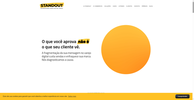Security scan screenshot of https://www.standout.com.br