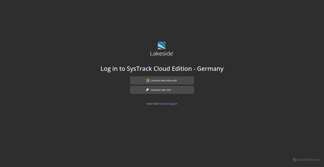 Security scan screenshot of https://cloud-de.lakesidesoftware.com