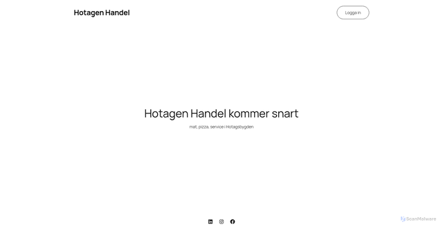 Security scan screenshot of https://hotagenhandel.se