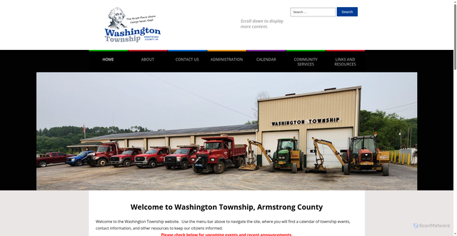 Security scan screenshot of https://washingtontwpacpa.gov/