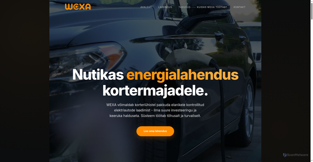 Security scan screenshot of https://wexa-965.pages.dev/