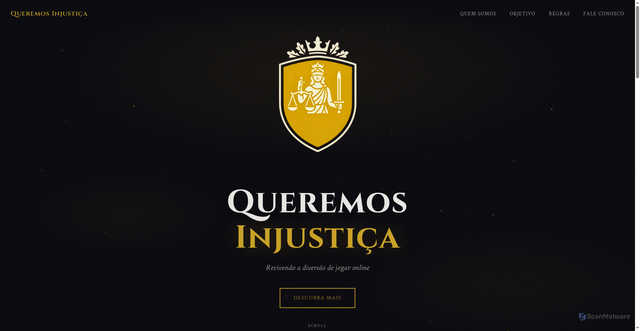 Security scan screenshot of http://queremosinjustissa.com/