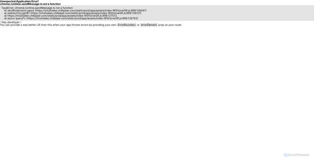 Security scan screenshot of https://intuitsales.chilipiper.com