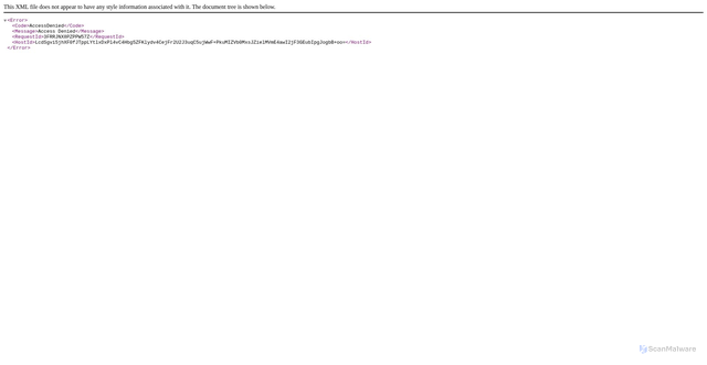 Security scan screenshot of https://onpeak-officeicons-onpeak-com.s3.amazonaws.com