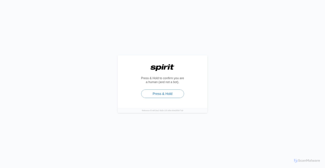 Security scan screenshot of https://compare.spirit.com