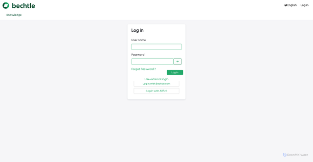 Security scan screenshot of https://csm.bechtle.com