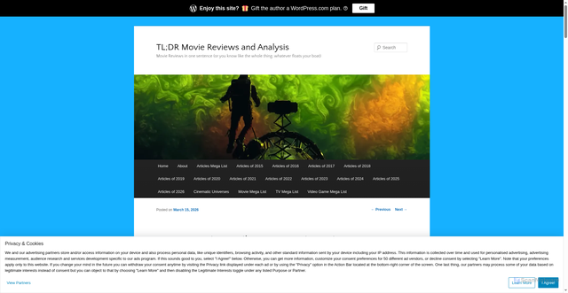 Security scan screenshot of https://tldrmoviereviews.com/2026/03/15/project-hail-mary-movie-review/