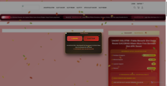 Security scan screenshot of https://masterfade.se