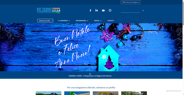 Security scan screenshot of https://etvilloresi.it/