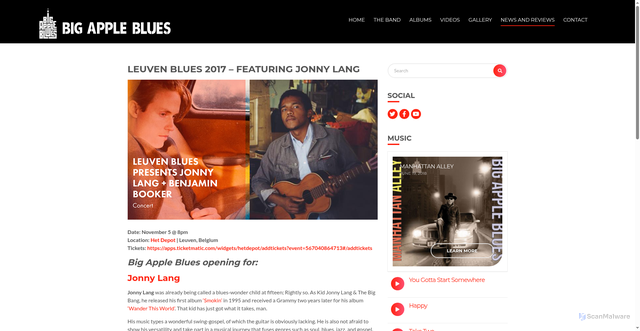 Security scan screenshot of https://bigappleblues.com/leuven-blues-2017-featuring-jonny-lang/