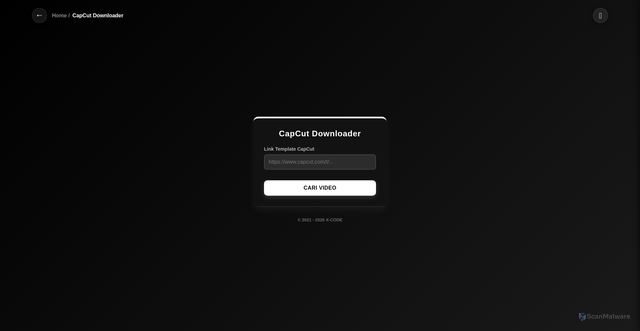 Security scan screenshot of https://x-code-randomverse-5kemzeavbg.edgeone.app/cc-download.html