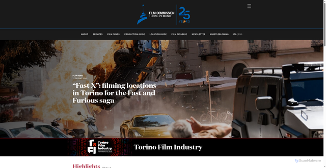 Security scan screenshot of https://www.fctp.it/