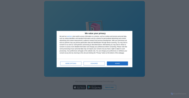 Security scan screenshot of https://jfancade.sleepydeveloper.workers.dev
