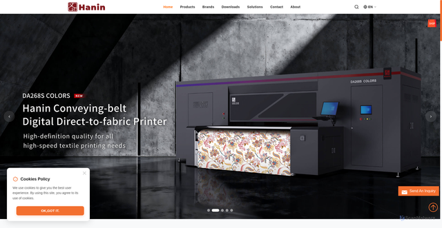 Security scan screenshot of https://www.hprt.com
