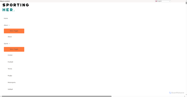 Security scan screenshot of https://sportingher.com/iceland-vs-france-fierce-battle-ends-in-a-draw/