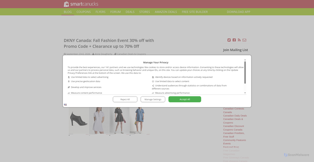 Security scan screenshot of https://smartcanucks.ca